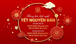 VINACONTROL CE THÔNG BÁO NGHỈ TẾT NGUYÊN ĐÁN 2023
