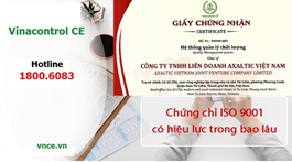 Thời hạn giấy chứng nhận ISO 9001:2015 là bao lâu?