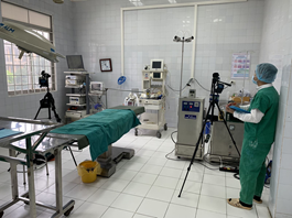 Kiểm định kỹ thuật thiết bị khí Ozone và quan trắc khí Bệnh viện đa khoa Hà Đông