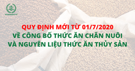 Thủ tục công bố hợp quy thức ăn chăn nuôi theo Quy định mới nhất
