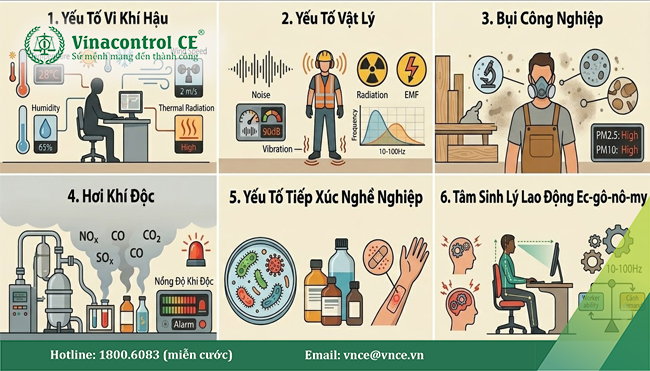 Đánh giá đầy đủ các yếu tố có hại giúp xác định nguy cơ gây bệnh nghề nghiệp và đảm bảo an toàn vệ sinh lao động.