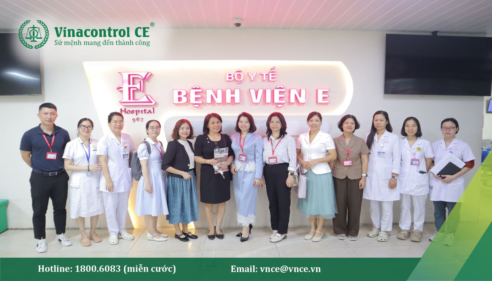 Quan trắc môi trường lao động giúp cải thiện điều kiện làm việc cho nhân viên y tế tại Bệnh viện E