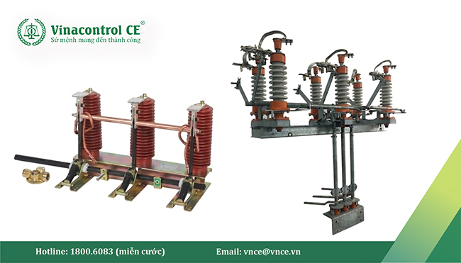 Cầu dao cách ly và cầu dao có tiếp địa 24kV/35kV