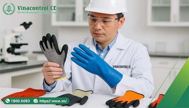 Thử nghiệm găng tay bảo hộ lao động | Hỗ trợ doanh nghiệp từ A-Z