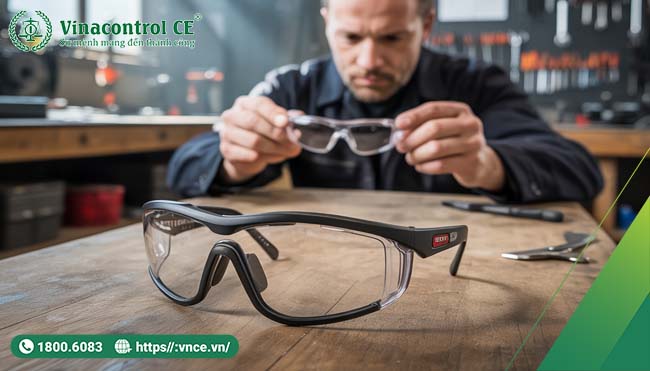 Thử nghiệm kính bảo hộ lao động nhằm đảm bảo an toàn cho người lao động