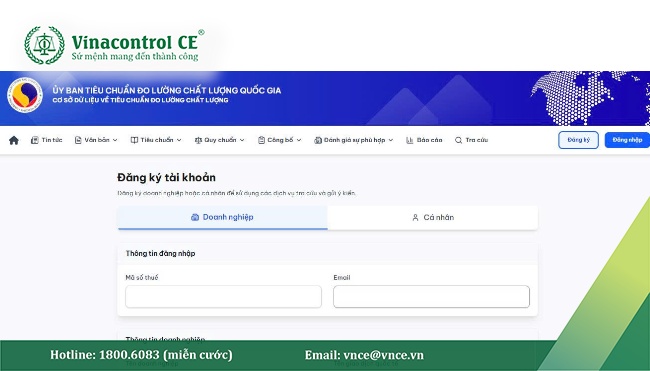 Doanh nghiệp có thể chủ động công bố hợp quy trên Cơ sở dữ liệu về tiêu chuẩn đo lường chất lượng