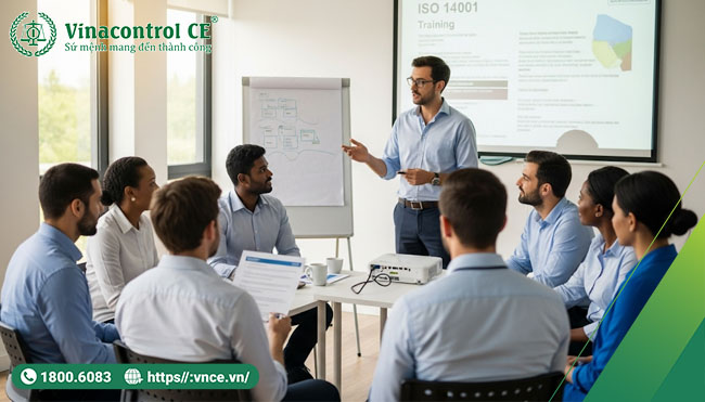 đào tạo ISO 14001 giúp daonh nghiệp nâng cao năng lực của đội ngũ chuyên trách trách