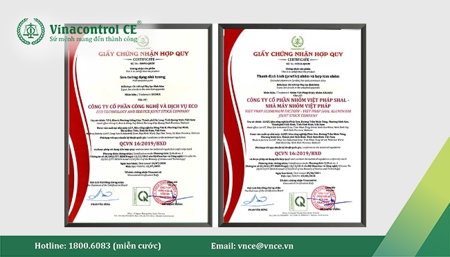 Mẫu giấy chứng nhận hợp quy 