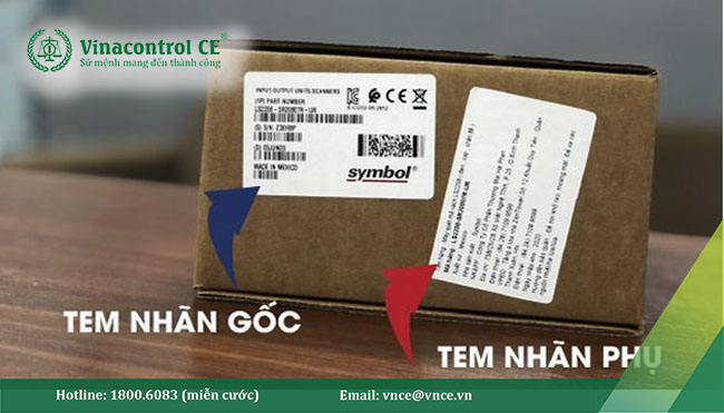 Nhãn phụ của hàng hóa xuất khẩu, nhập khẩu không được in đè lên nhãn gốc