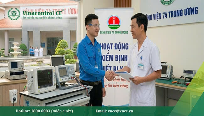 Kiểm định thiết bị y tế định kỳ giúp Bệnh viện Phổi 74 nâng cao chất lương dịch vụ khám, chữa bệnh