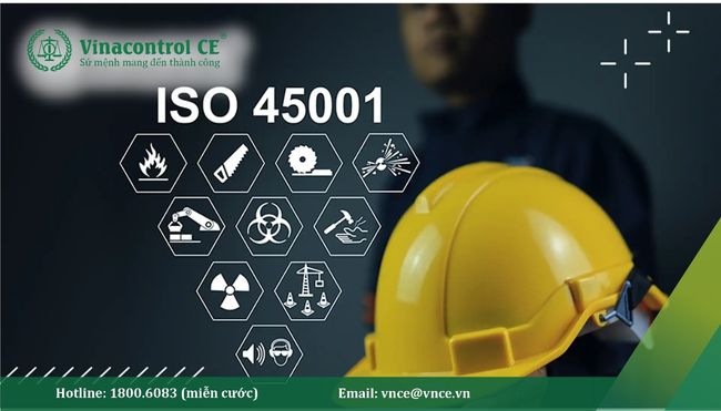 Logo ISO 45001 giúp nhận diện các nội dung liên quan đến hệ thống quản lý an toàn và sức khỏe nghề nghiệp